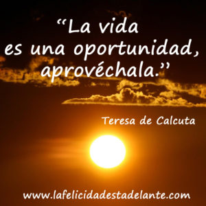 OPORTUNIDAD frase