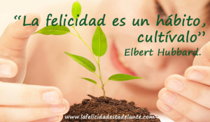 felicidad habito frase